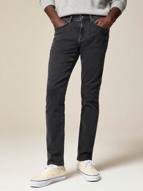 NWT J.Crew 484 Slim-fit stretch jean in dark charcoal wash
